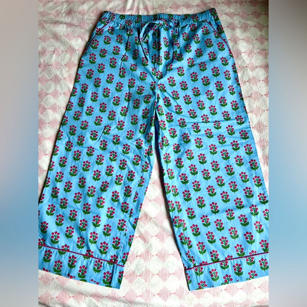 Printfresh Cropped PJ Bottoms in “In Bloom” Size S